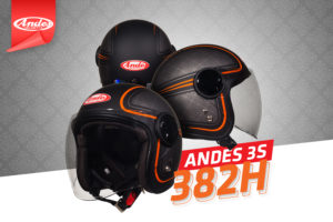 mũ bảo hiểm 3/4 đầu andes